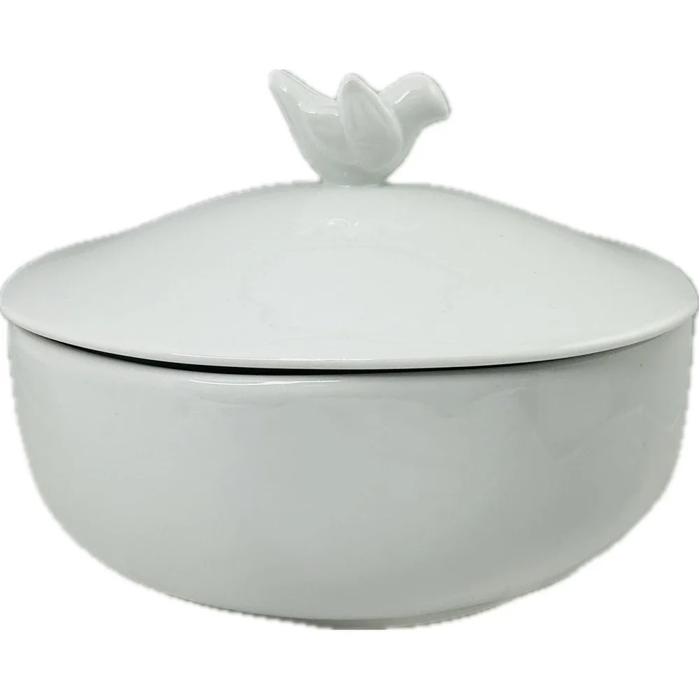 Pottery Barn Great White Dove Serving Bowl With Lid The Great White Collection